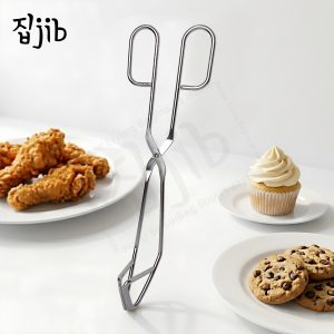 JIB Scissor Style Stainless Tongs / Capitan Makanan Stainless Steel