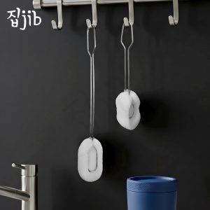 JIB Bottle Cleaning Sponge with Stainless Handle / Spons Pembersih Botol Gagang Anti Karat
